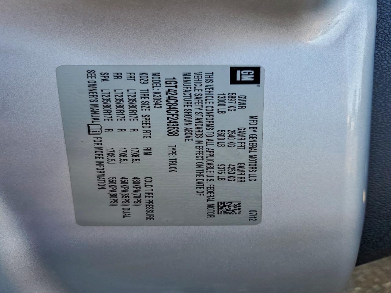 GMC Sierra K3500 Slt Image 8