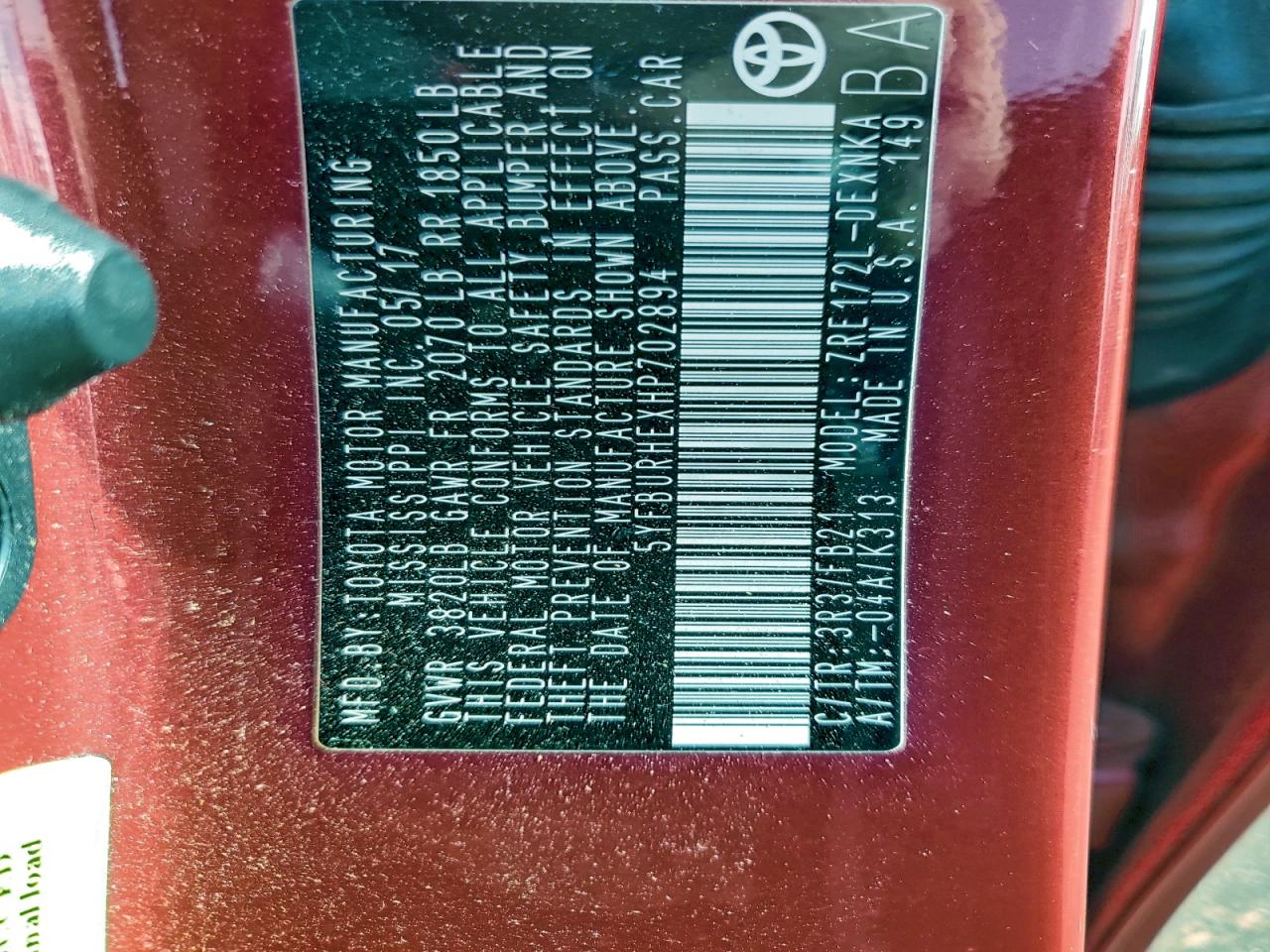 Toyota Corolla L Image 10